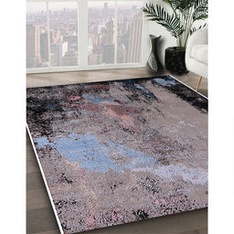 Machine Washable Industrial Modern Black Rug in a Family Room, wshurb2466