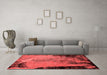 Industrial Red Washable Rugs