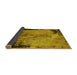 Sideview of Oriental Yellow Industrial Rug, urb2466yw