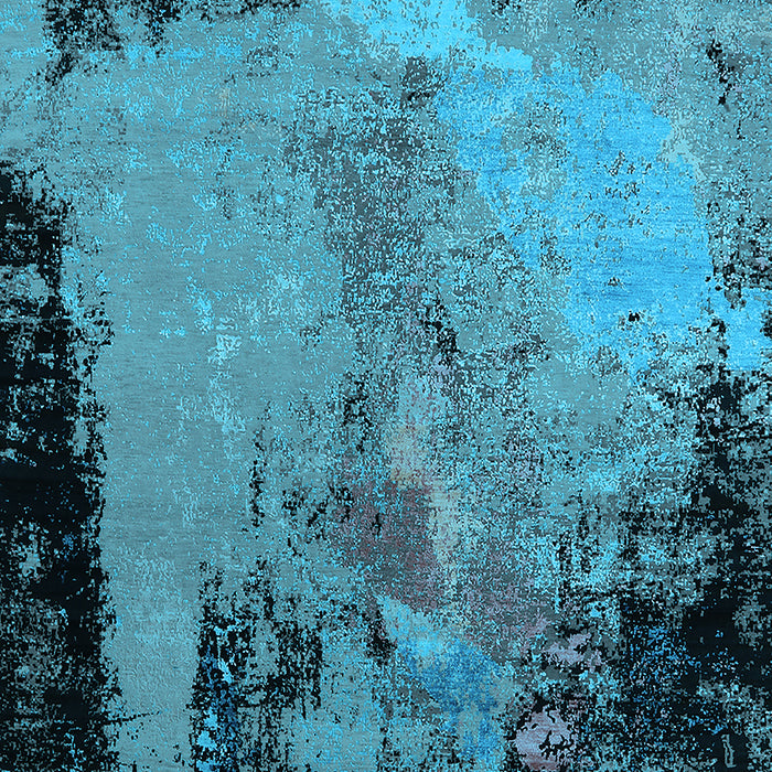 Oriental Light Blue Industrial Rug, urb2466lblu
