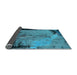 Sideview of Oriental Light Blue Industrial Rug, urb2466lblu