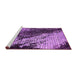 Sideview of Machine Washable Oriental Pink Industrial Rug, wshurb2467pnk