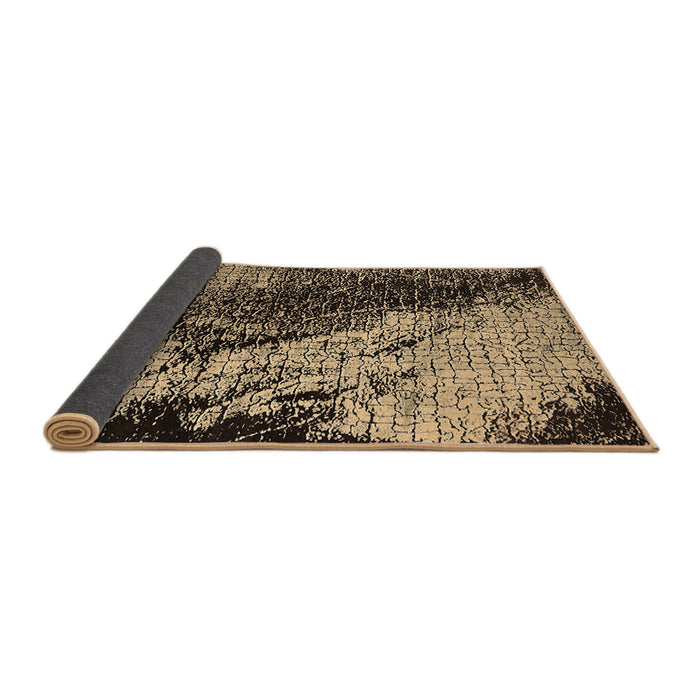 Sideview of Oriental Brown Industrial Rug, urb2467brn