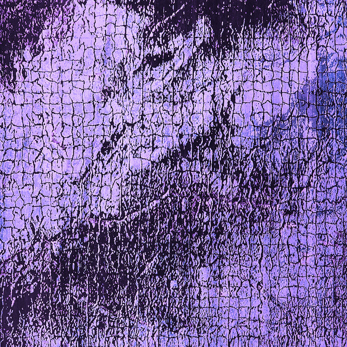 Square Machine Washable Oriental Purple Industrial Area Rugs, wshurb2467pur