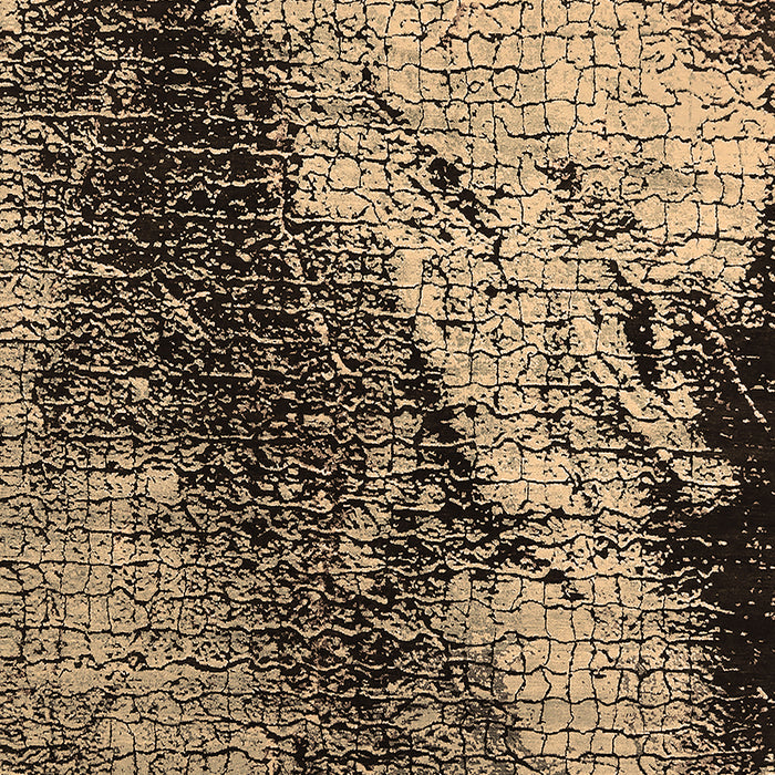 Machine Washable Oriental Brown Industrial Rug, wshurb2467brn