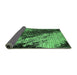 Sideview of Oriental Emerald Green Industrial Rug, urb2467emgrn