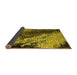 Sideview of Oriental Yellow Industrial Rug, urb2467yw