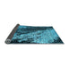 Sideview of Oriental Light Blue Industrial Rug, urb2467lblu