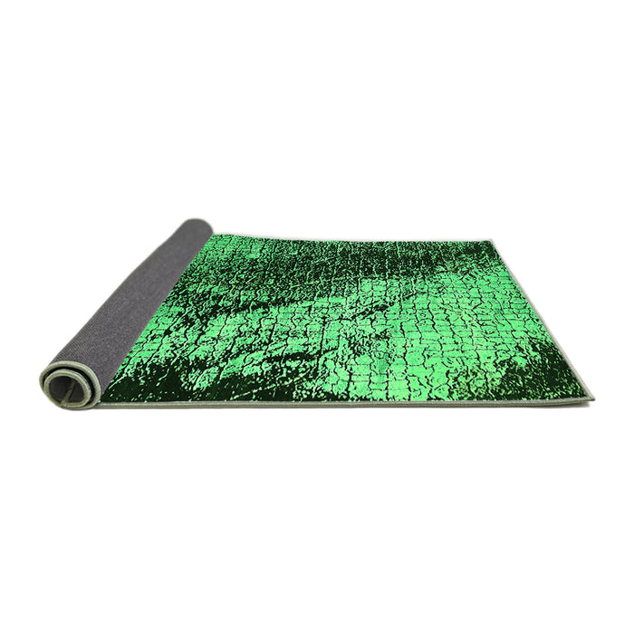 Sideview of Oriental Green Industrial Rug, urb2467grn