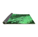 Sideview of Oriental Green Industrial Rug, urb2467grn