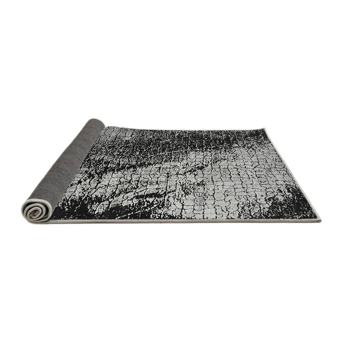 Sideview of Oriental Gray Industrial Rug, urb2467gry