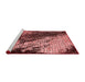 Industrial Red Washable Rugs