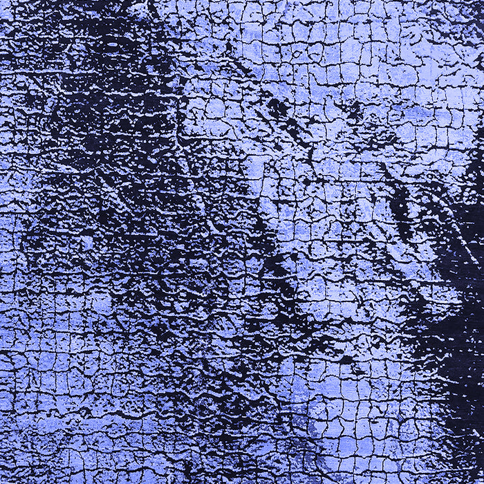 Machine Washable Oriental Blue Industrial Rug, wshurb2467blu