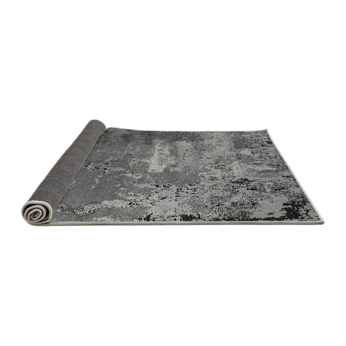 Sideview of Oriental Gray Industrial Rug, urb2468gry