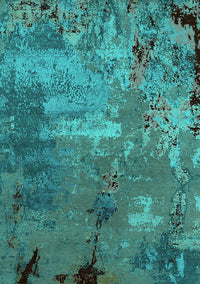 Oriental Turquoise Industrial Rug, urb2468turq