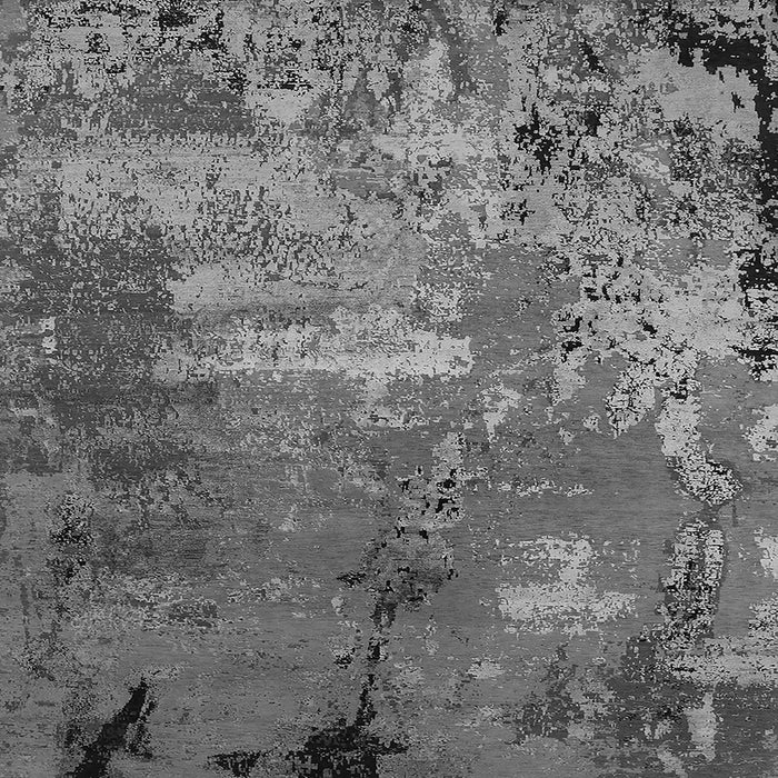 Square Oriental Gray Industrial Rug, urb2468gry