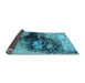 Sideview of Oriental Light Blue Industrial Rug, urb2469lblu