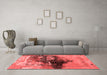 Industrial Red Washable Rugs