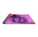 Sideview of Oriental Pink Industrial Rug, urb2469pnk