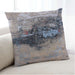 Lifestyle Image of Mid-Century Modern Urban Square Carbon Gray Throw Pillow, 18 inch by 18 inch, pwurb2469