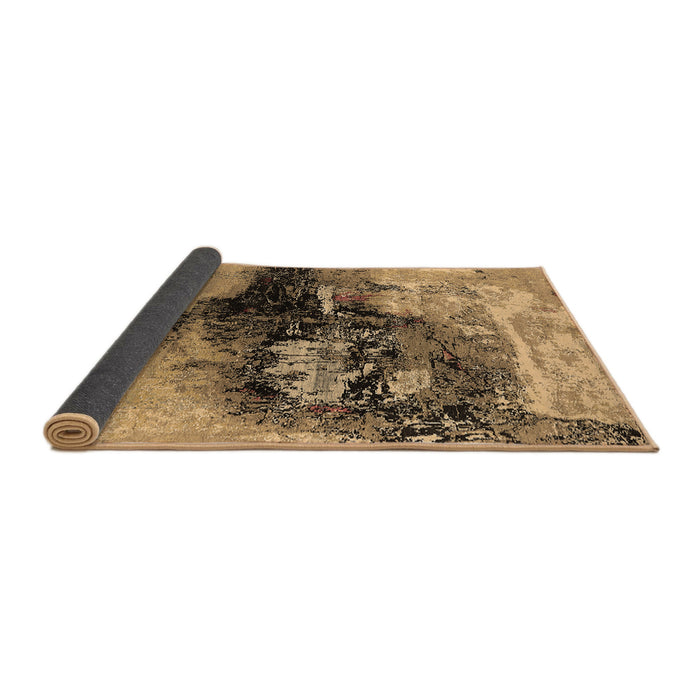Sideview of Oriental Brown Industrial Rug, urb2469brn