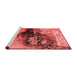 Industrial Red Washable Rugs