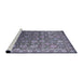 Sideview of Machine Washable Industrial Modern Plum Purple Rug, wshurb2470