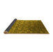 Sideview of Oriental Yellow Industrial Rug, urb2470yw