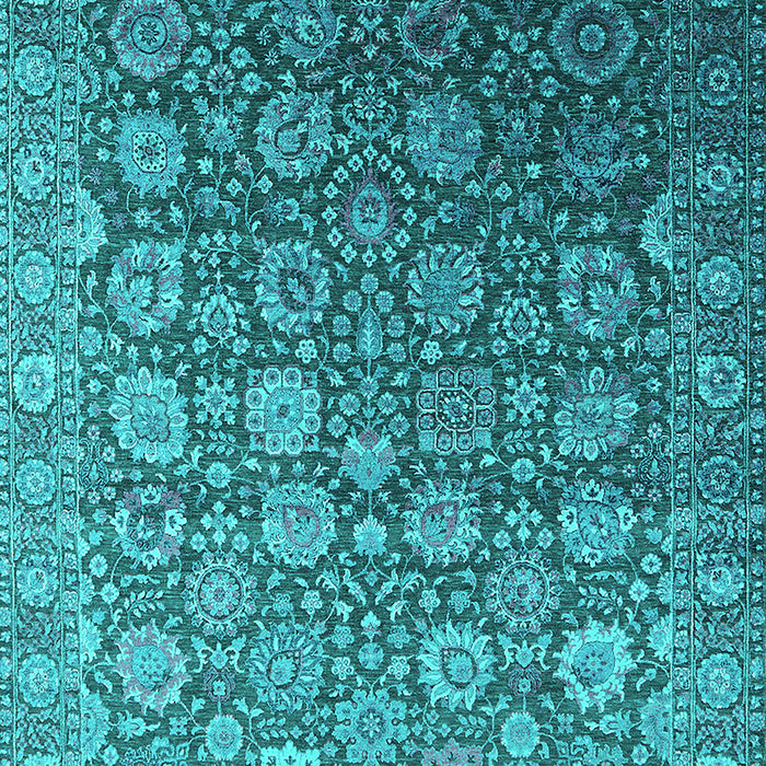 Oriental Turquoise Industrial Rug, urb2470turq