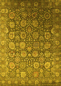 Oriental Yellow Industrial Rug, urb2470yw