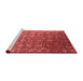 Industrial Red Washable Rugs