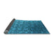 Sideview of Oriental Light Blue Industrial Rug, urb2470lblu