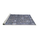 Sideview of Machine Washable Industrial Modern Purple Navy Blue Rug, wshurb2471