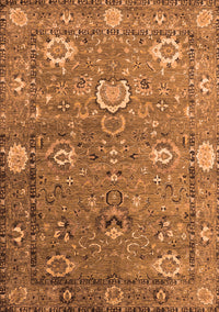 Oriental Orange Industrial Rug, urb2471org