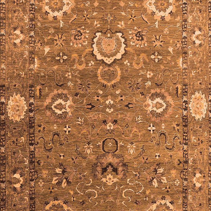 Machine Washable Oriental Orange Industrial Area Rugs, wshurb2471org