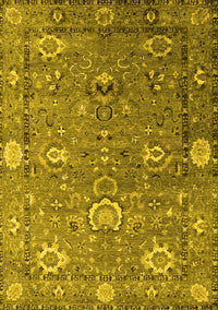 Oriental Yellow Industrial Rug, urb2471yw