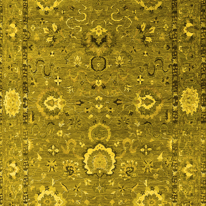Oriental Yellow Industrial Rug, urb2471yw