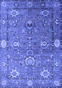 Oriental Blue Industrial Rug, urb2471blu