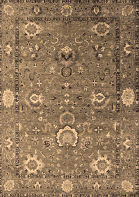 Oriental Brown Industrial Rug, urb2471brn