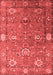 Oriental Red Industrial Area Rugs