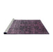 Sideview of Machine Washable Industrial Modern Plum Purple Rug, wshurb2472