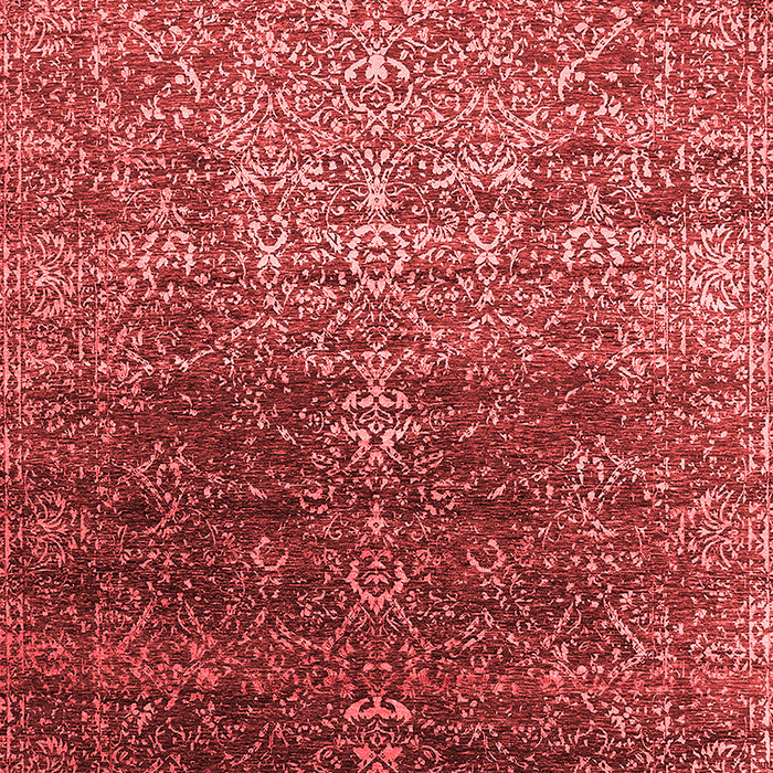 Machine Washable Oriental Red Industrial Rug, wshurb2472red