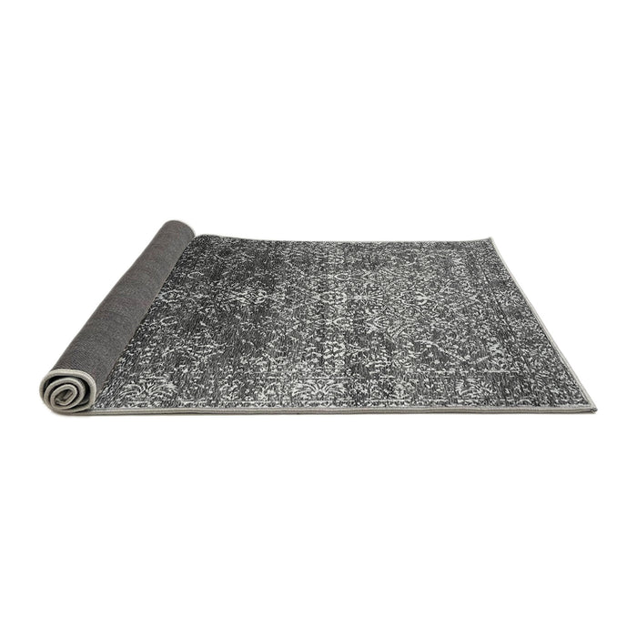 Sideview of Oriental Gray Industrial Rug, urb2472gry