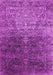 Machine Washable Oriental Pink Industrial Rug, wshurb2472pnk