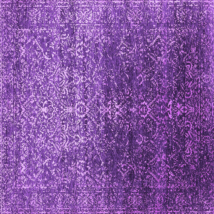 Square Oriental Purple Industrial Rug, urb2472pur