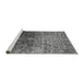 Sideview of Machine Washable Oriental Gray Industrial Rug, wshurb2472gry