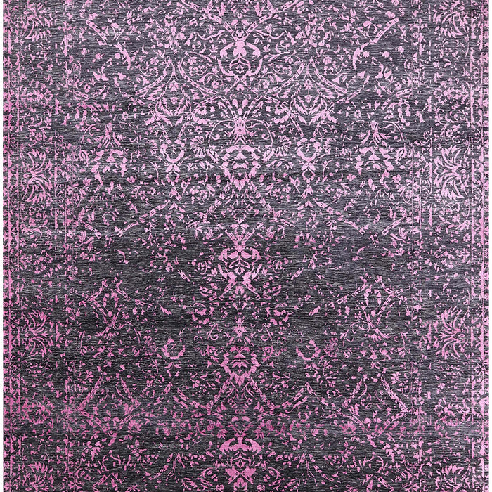 Machine Washable Industrial Modern Plum Purple Rug, wshurb2472
