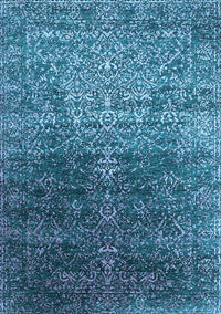 Oriental Light Blue Industrial Rug, urb2472lblu