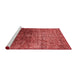 Industrial Red Washable Rugs