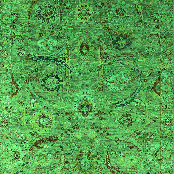 Oriental Green Industrial Rug, urb2473grn